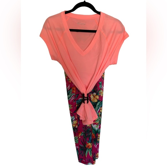 Ideology Soft Orange workout shirt size Large. Stretchy and lightweight! - Picture 3 of 5